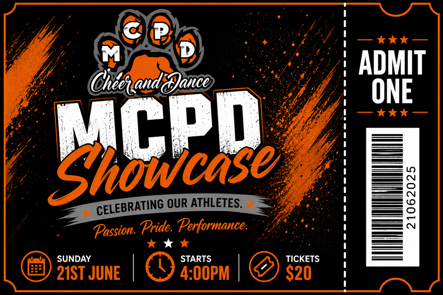 Showcase Tickets 2026 **Disabled Seating Ticket**
